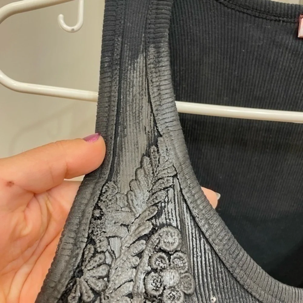 Max & Co. Tank with Rhinestone and Embroidery - Picture 8 of 10